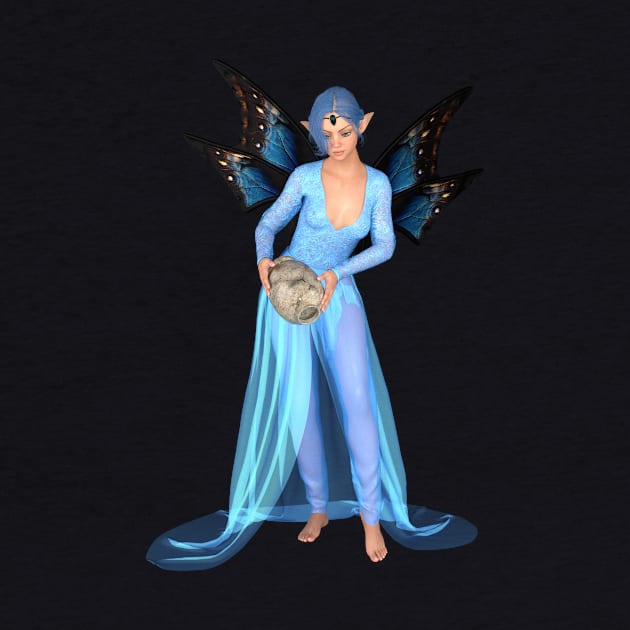 Aquarius woman girl fairy faerie elf water carrier by Fantasyart123